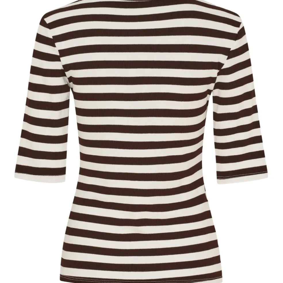 Marta du Chateau dame T-Shirt MdcNena 7524 - Marone73466