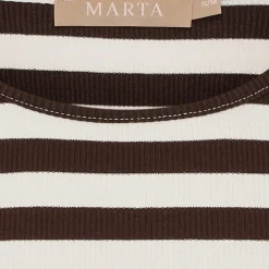 Marta du Chateau dame T-Shirt MdcNena 7524 - Marone73466