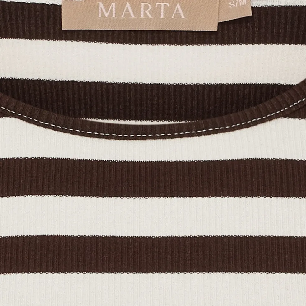 Marta du Chateau dame T-Shirt MdcNena 7524 - Marone73466