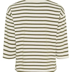 Marta du Chateau dame T-Shirt MdcBrooklyn 58351 - Beige/Military