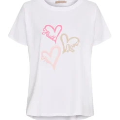 Marta du Chateau dame T-Shirt MdcMilla 23049 - White
