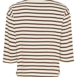 Marta du Chateau dame T-Shirt MdcBrooklyn 58351 - Beige/Moro