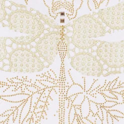 Marta du Chateau dame T-shirt MdcMarie 1535 - White Dragonfly