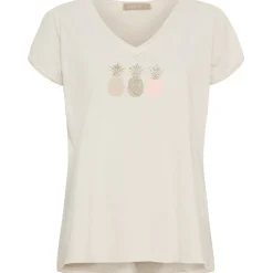 Marta du Chateau dame T-shirt MdcGemma 22031 - Beige