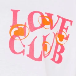 Marta du Chateau dame T-shirt MdcInge -0532 - White/Pink Fluo