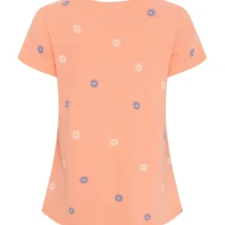 Marta du Chateau dame T-shirt MdcCecilie 2553-D - Salmone