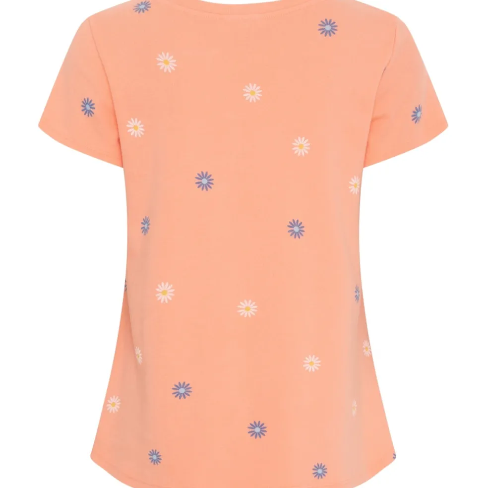 Marta du Chateau dame T-shirt MdcCecilie 2553-D - Salmone