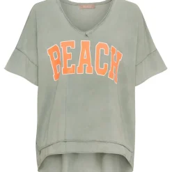 Marta du Chateau dame T-Shirt MdcNella 2436/B - Military/Arancio