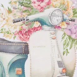 Marta du Chateau dame T-shirt MdcMarie 1535 - White Vespa