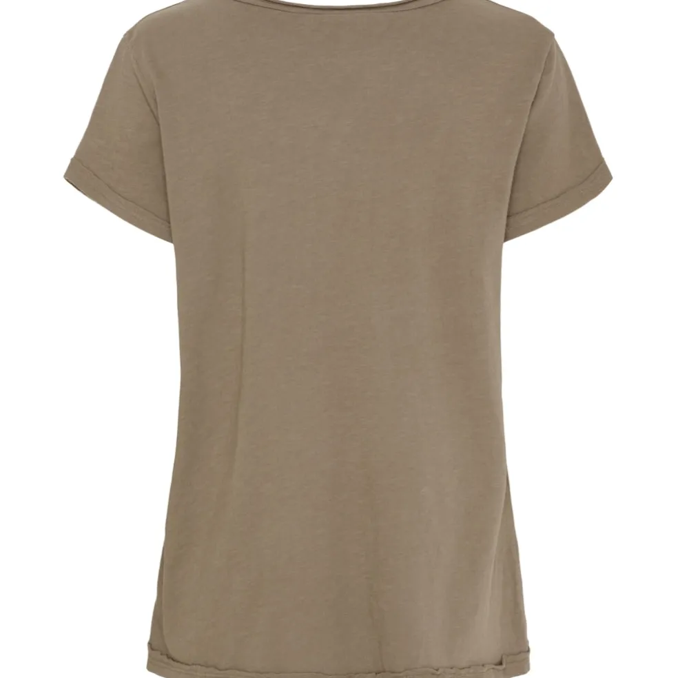 Marta du Chateau dame T-Shirt MdcLillian 42005 - Fango