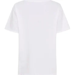 Marta du Chateau dame T-shirt MdcInge -0532 - White Peach