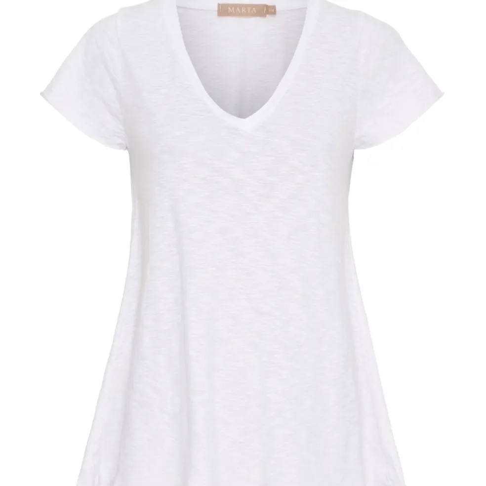 Marta du Chateau dame T-Shirt MdcMarianna 22637 - White