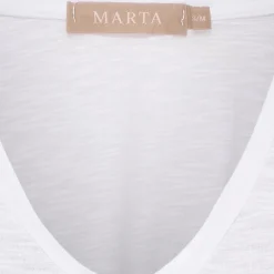 Marta du Chateau dame T-Shirt MdcMarianna 22637 - White