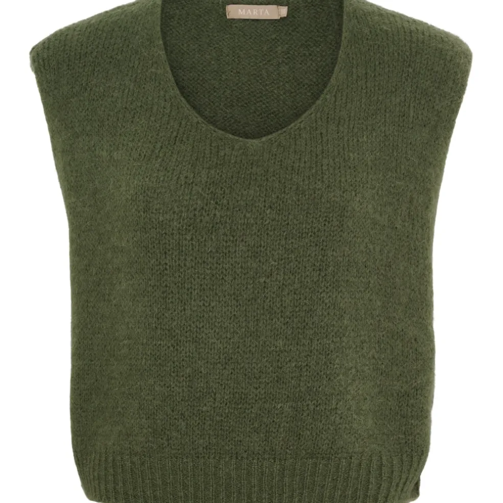 Marta Du Chateau dame vest MdcMarlene 5114 - Military27623