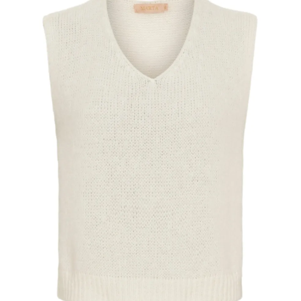 Marta Du Chateau dame vest MdcMarlene 5114 - Panna