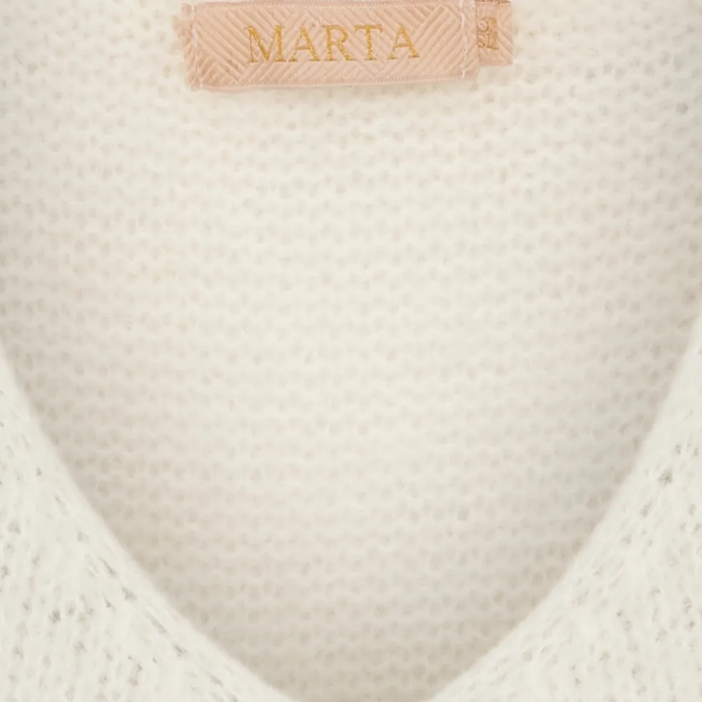 Marta Du Chateau dame vest MdcMarlene 5114 - Panna