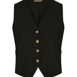 Marta du Chateau dame vest MdcKatarine 86331 - Black