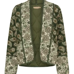 Marta du Chateau MdcJeanne dame jakke 24536 - Military/Beige