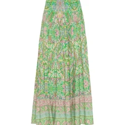 Marta Du Chateau teen nederdel MDCJOSEFINA 5849 teen - Teen Verde Print