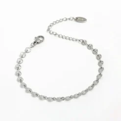 Muun Studios Burst Dot Armbånd Sølv A043 - Sølv