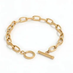 Muun Studios Toggle Lock Armbånd 18K Guldbelagt - Guld