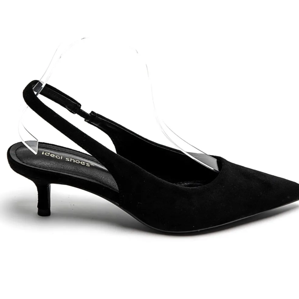 Ninelle dame slingback stiletter 1833 - Black