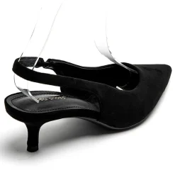 Ninelle dame slingback stiletter 1833 - Black