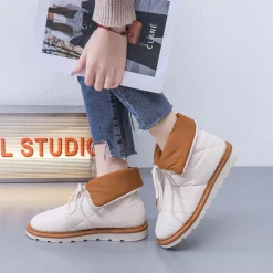 Noelle dam støvler 6429 - Beige