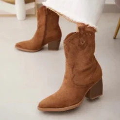 Noelle dame cowboystøvler 2484 - Camel