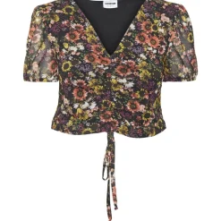 Noisy May dame bluse NMJUDITH - Black Sunflower