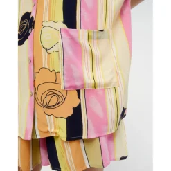 Object dame skjorte OBJLILLIE - Begonia Pink Autmn Sunset