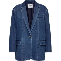 ONLY dame blazer ONLCORY - Medium blue denim