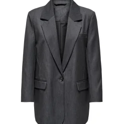 ONLY dame blazer ONLHATTIE-LANA - Dark grey melange