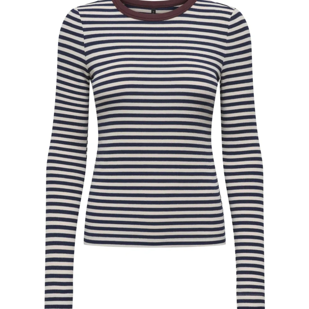 ONLY Dame Bluse ONLElene - Naval Academy Neo Birch Decadent Cho