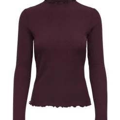 ONLY dame bluse ONLEMMA - Madder Brown