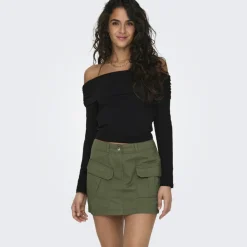 ONLY dame bluse ONLLIVE - Black