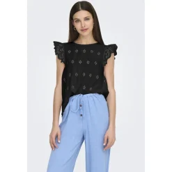 ONLY dame bluse ONLLOU - Black