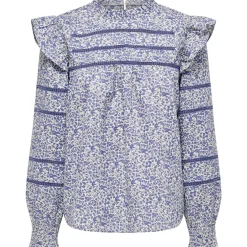 ONLY dame bluse ONLMATHILDE - Birch MIRINA FLOWER