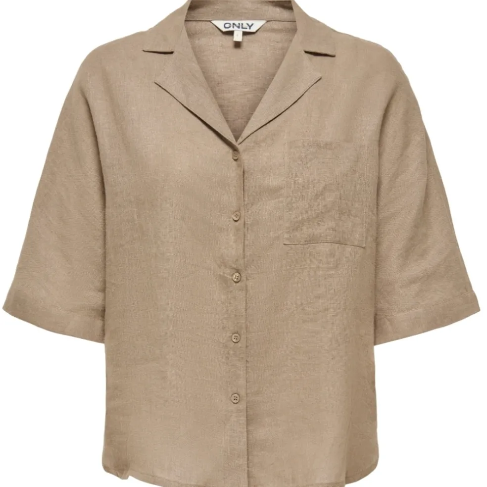 ONLY dame bluse ONLTOKYO - Brindle