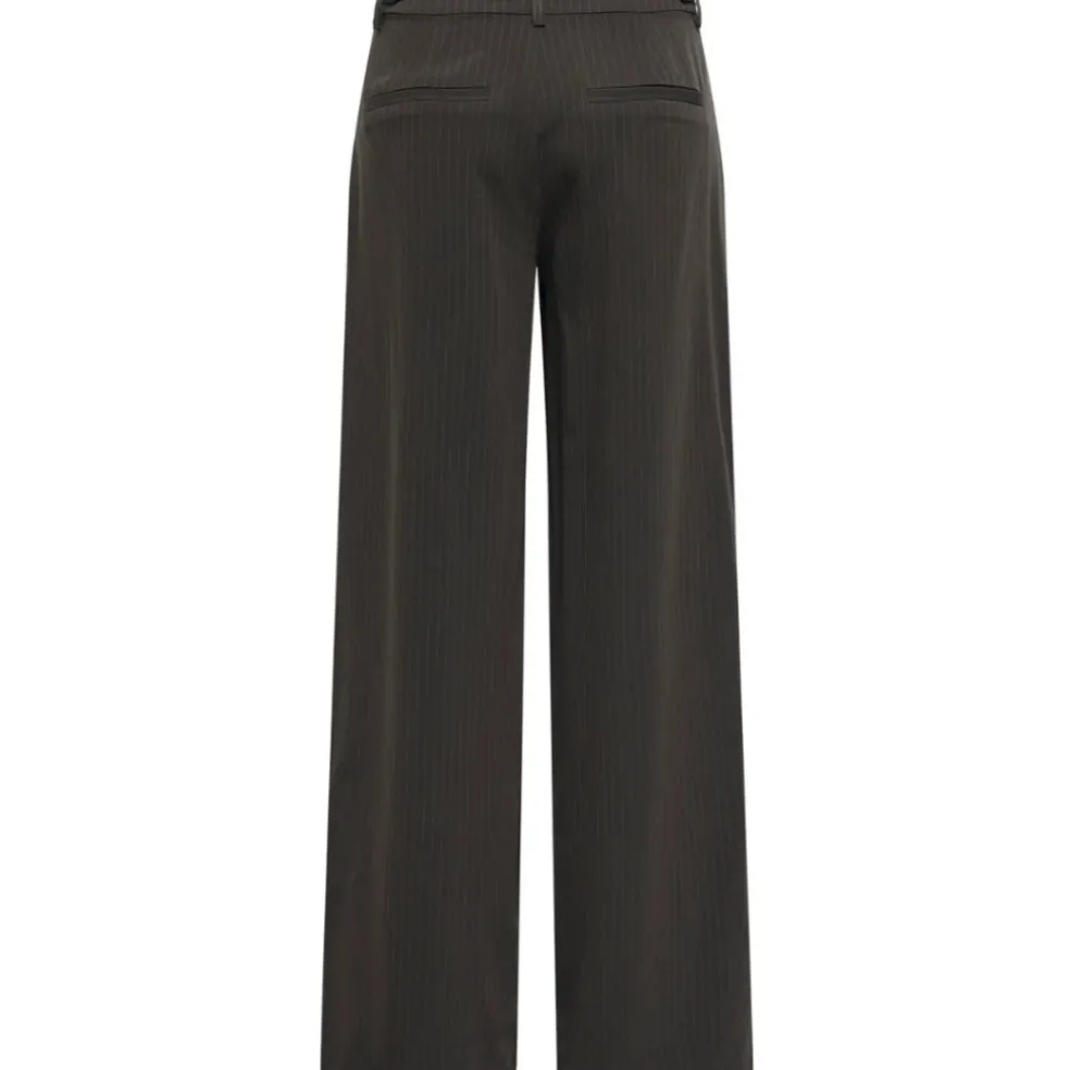 ONLY DAME BUKSER ONLALDEN - Mole PINSTRIPE