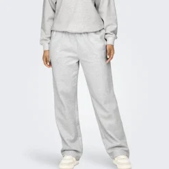 ONLY dame bukser ONLDAZE - Light Grey Melange