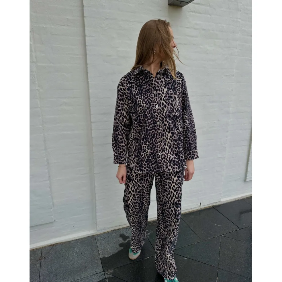 ONLY dame bukser ONLJUICY - Black Leo