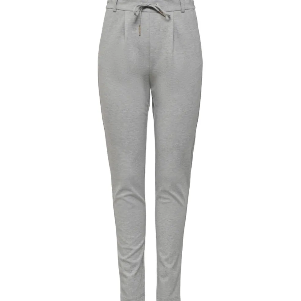 ONLY dame bukser ONLPOPTRASH - Light Grey Melange