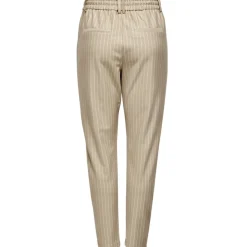 ONLY dame bukser ONLPOPTRASH STRIPE - Humus W. CLOUD DANCER