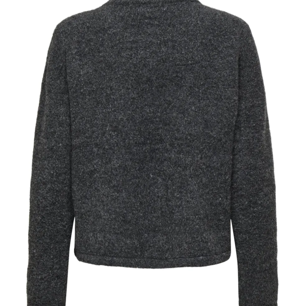 ONLY dame cardigan ONLALTOS - Dark grey melange