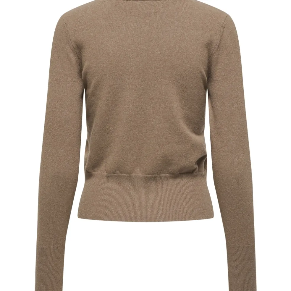 ONLY Dame Cardigan ONLAma - Toasted Coconut Button