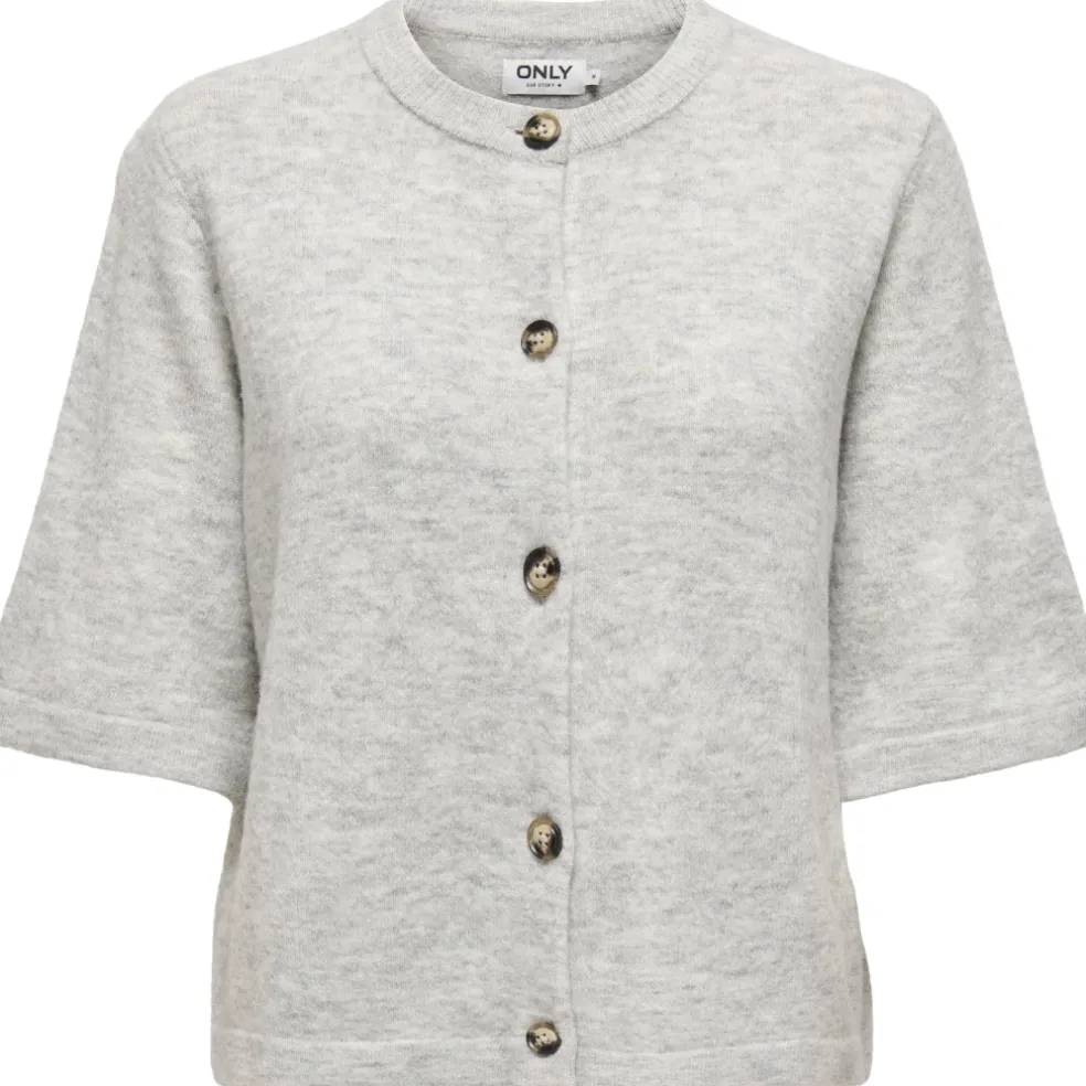 ONLY dame cardigan ONLCAMILLA - Light Grey Melange