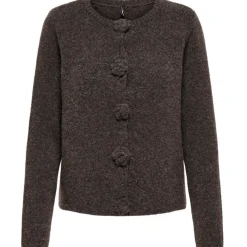 ONLY DAME CARDIGAN ONLGRY - Black Coffee