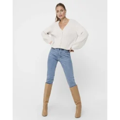 ONLY dame cardigan ONLLALYSSA - Pumice Stone