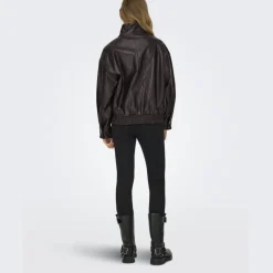 ONLY Dame Jakke Julia Bomber - Chocolate Torte